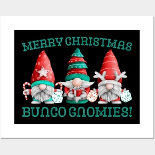 Bunco Christmas Merry Christmas Bunco Gnomies Posters and Art